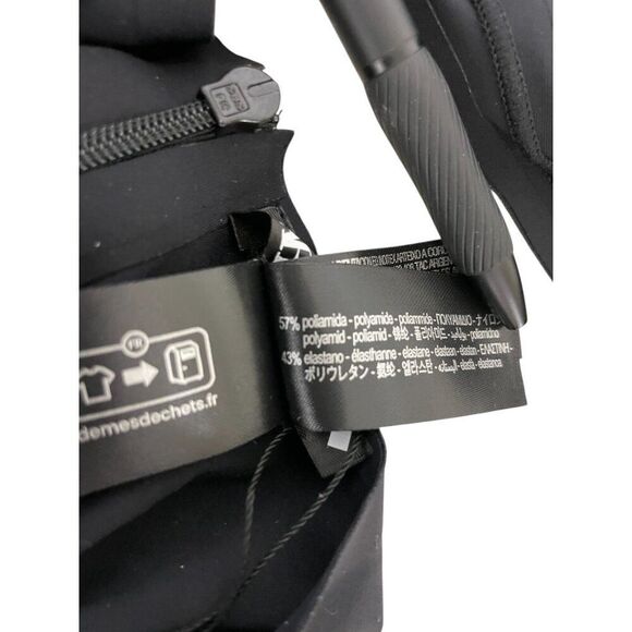 Zara Womens Jumpsuit M Black Sleeveless Skinny Stretch Performance 1355/513 NWT - Picture 11 of 16